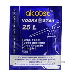 Дрожжи спиртовые для сахара Alcotec Vodka Star turbo