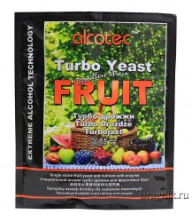 Дрожжи спиртовые для фруктов Alcotec Fruit Turbo