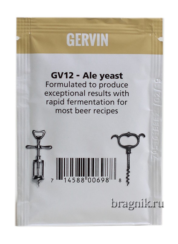 Пивные дрожжи Gervin GV12 Ale Yeas