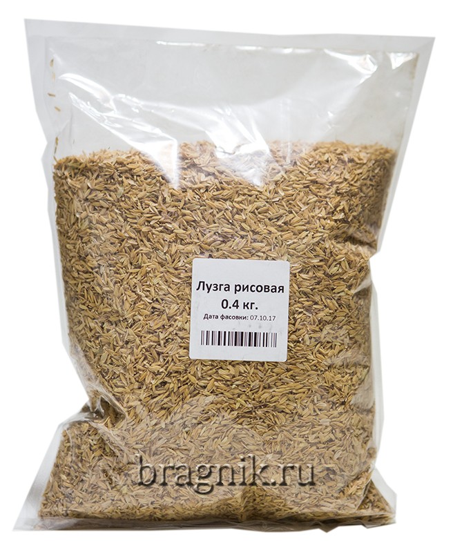 Лузга рисовая