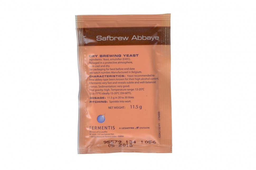 Пивные дрожжи "Fermentis" Safbrew Abbaye