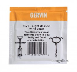 Винные дрожжи "Gervin" GV6