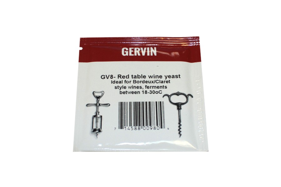 Винные дрожжи "Gervin" GV8