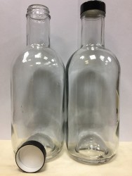 Бутылка стеклянная 0,5 л с закручивающейся крышкой (Италия)