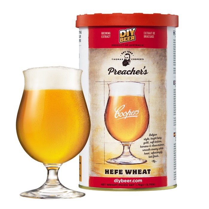 Солодовый экстракт "Coopers" Preacher's Hefe Wheat Beer