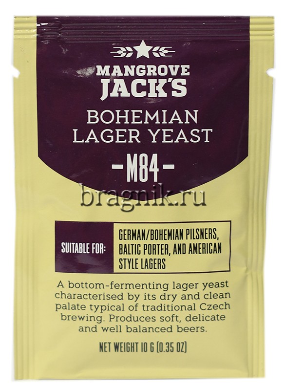 Пивные дрожжи Mangrove Jack`s Lager M84