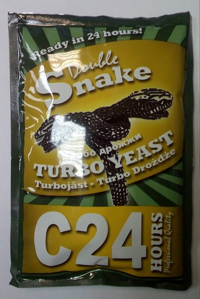 Дрожжи спиртовые для сахара Double Snake C24