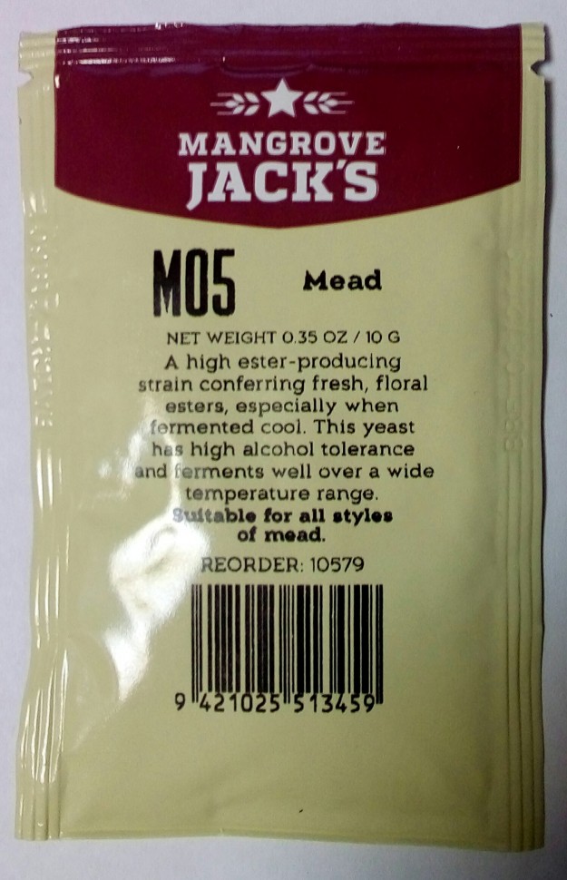 Дрожжи для медовухи Mangrove Jack's M05