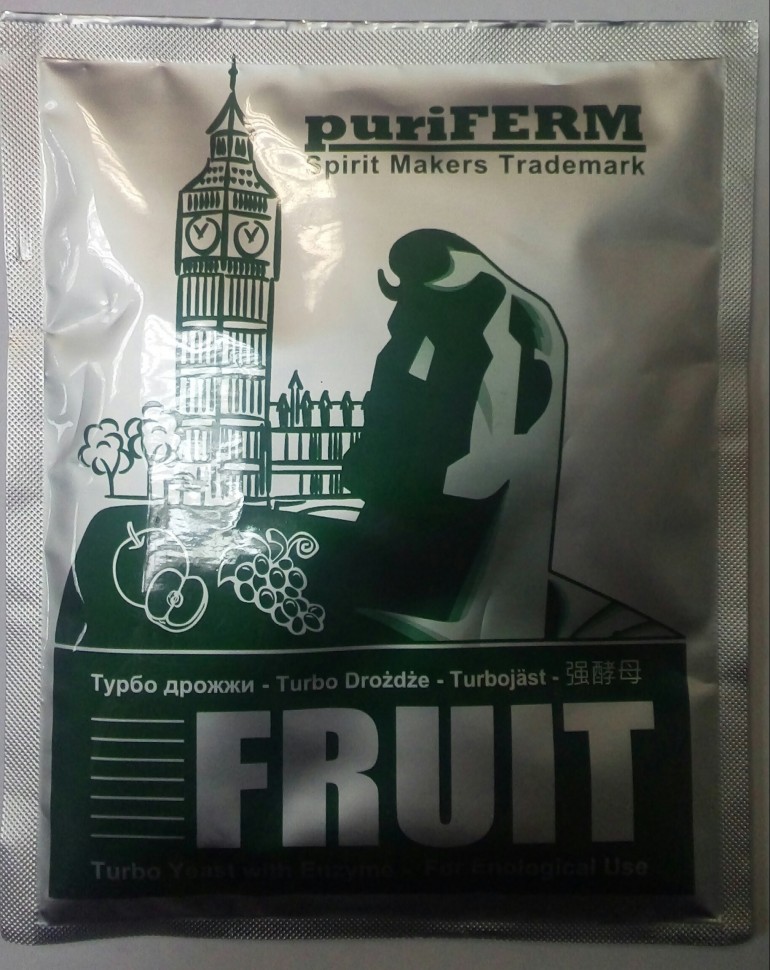 Дрожжи спиртовые Puriferm Fruit