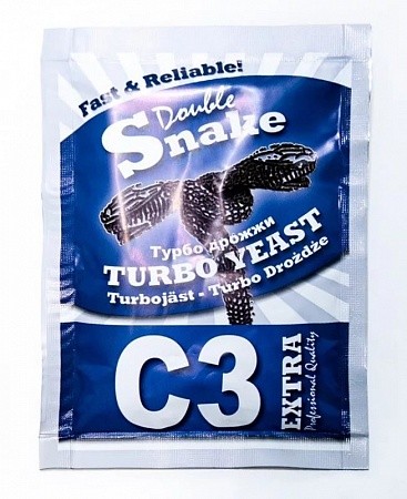 Дрожжи спиртовые для сахара Double Snake C3 Extra