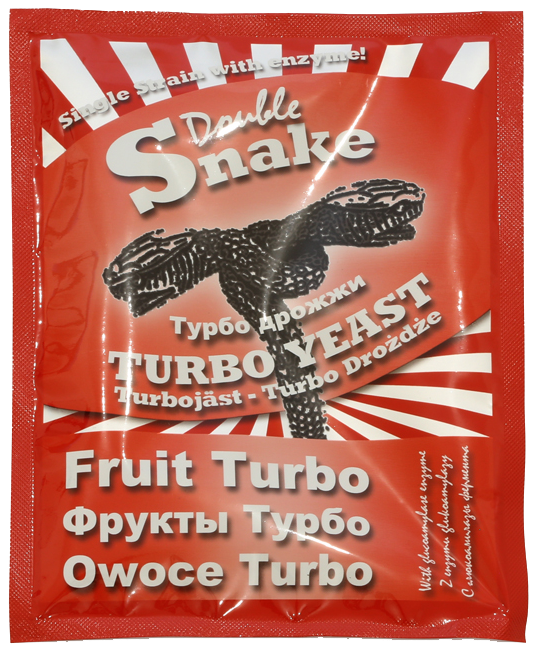 Дрожжи спиртовые для фруктов Double Snake Fruit Turbo