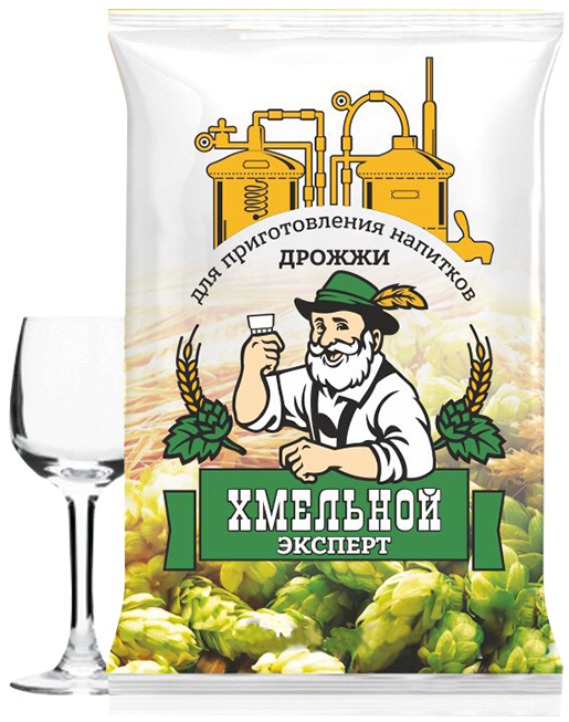 Дрожжи спиртовые для сахара Хмельные (Хмельной эксперт)